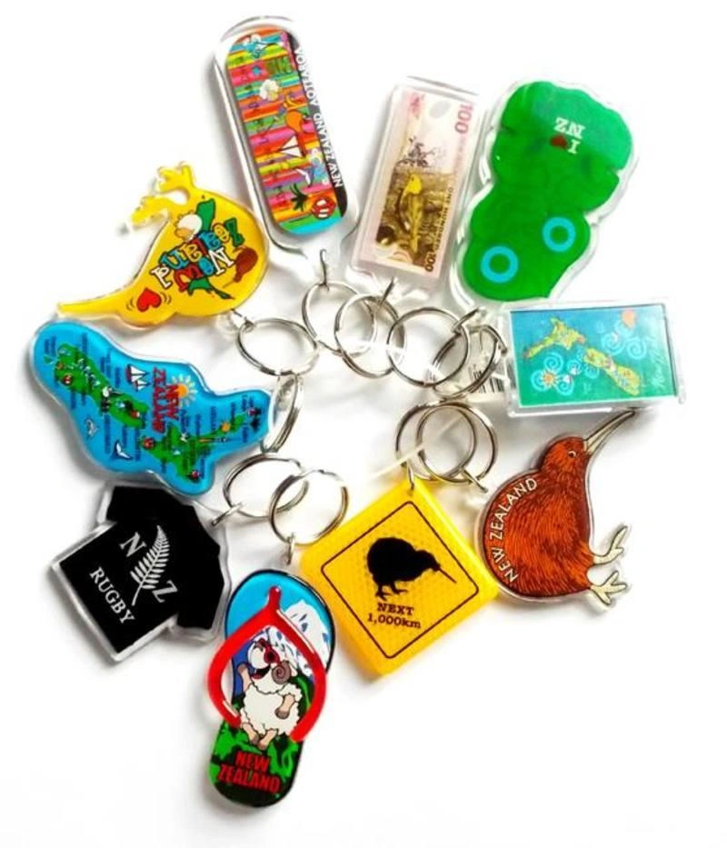New Zealand Keyrings – 10 Pack of Unique Charmers!